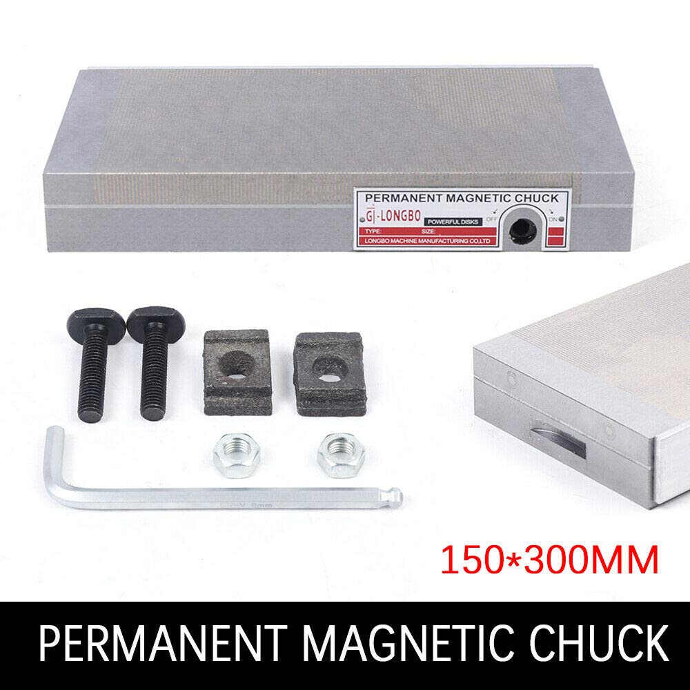 150x300mm Magnetspannplatte Magnetfutter 6"x12" Für Schleifmaschinen