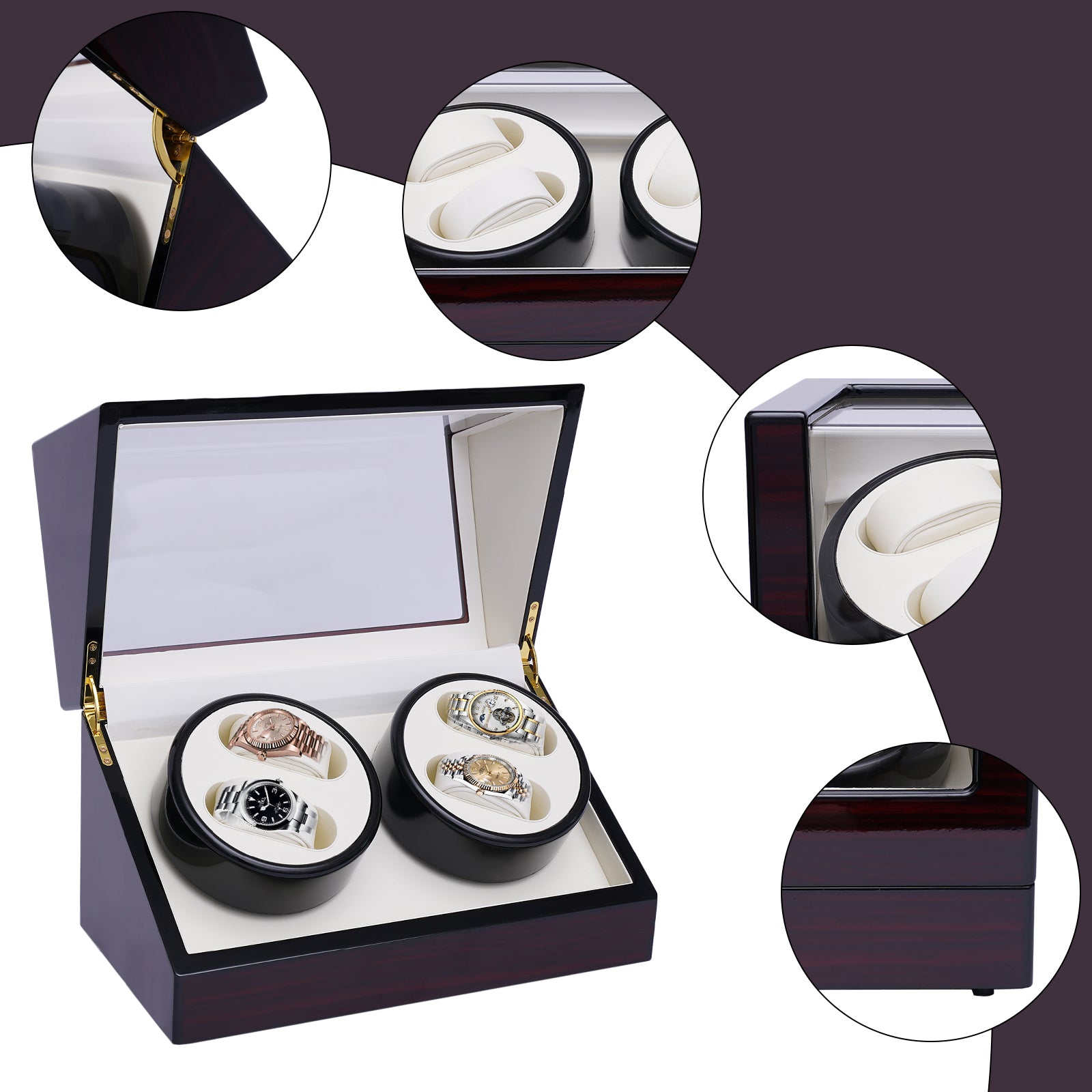 Automatik Uhrenbeweger Uhrenbox Watch Winder Uhrenkasten Collector Box