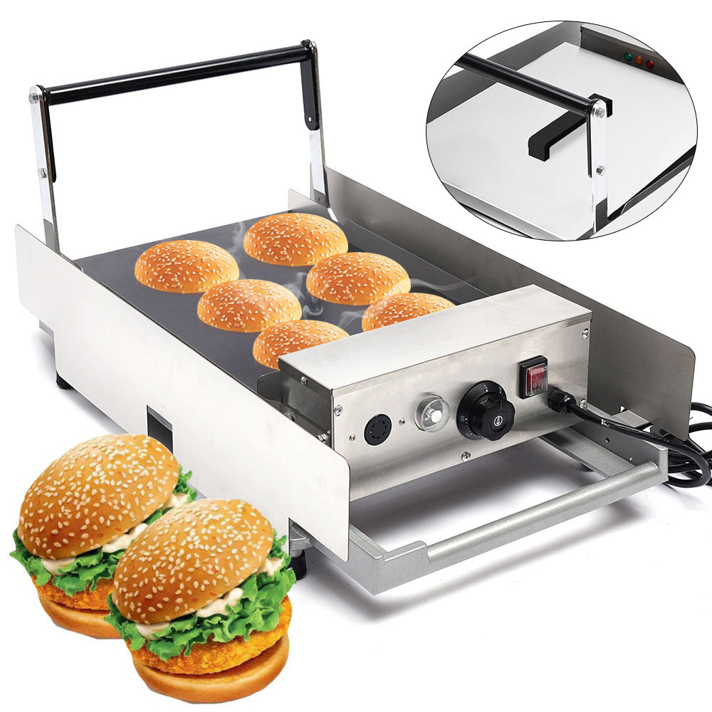 Hamburger Maker Elektrische Burger Maschine Edelstahl Hamburger Grill Maker, 2000 W, Doppel Heizplatte