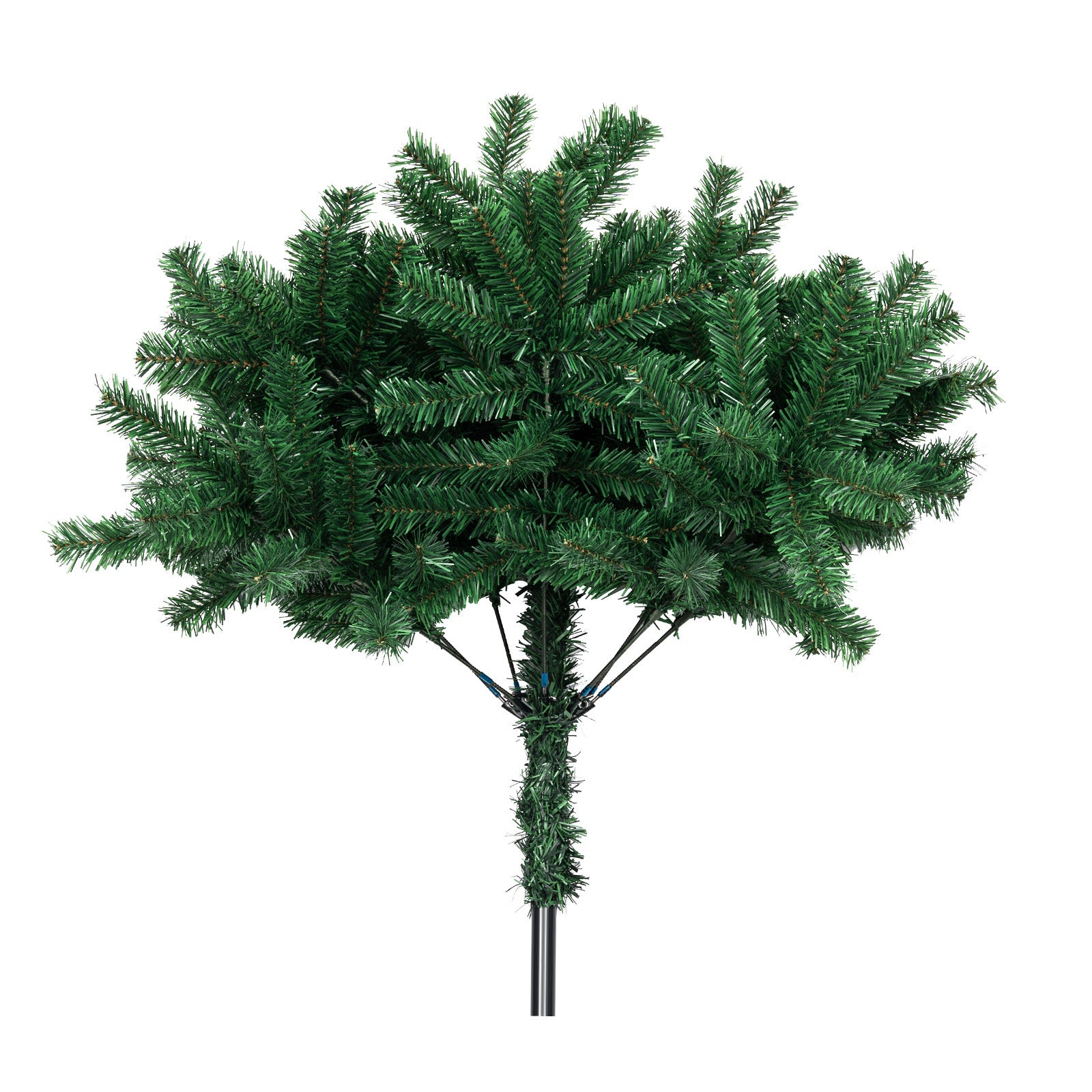 Künstlicher Weihnachtsbaum, 150  cm, Künstlicher , schnelle Montage, Grüner PVC  mit  Metallständer, Weihnachtsdekoration