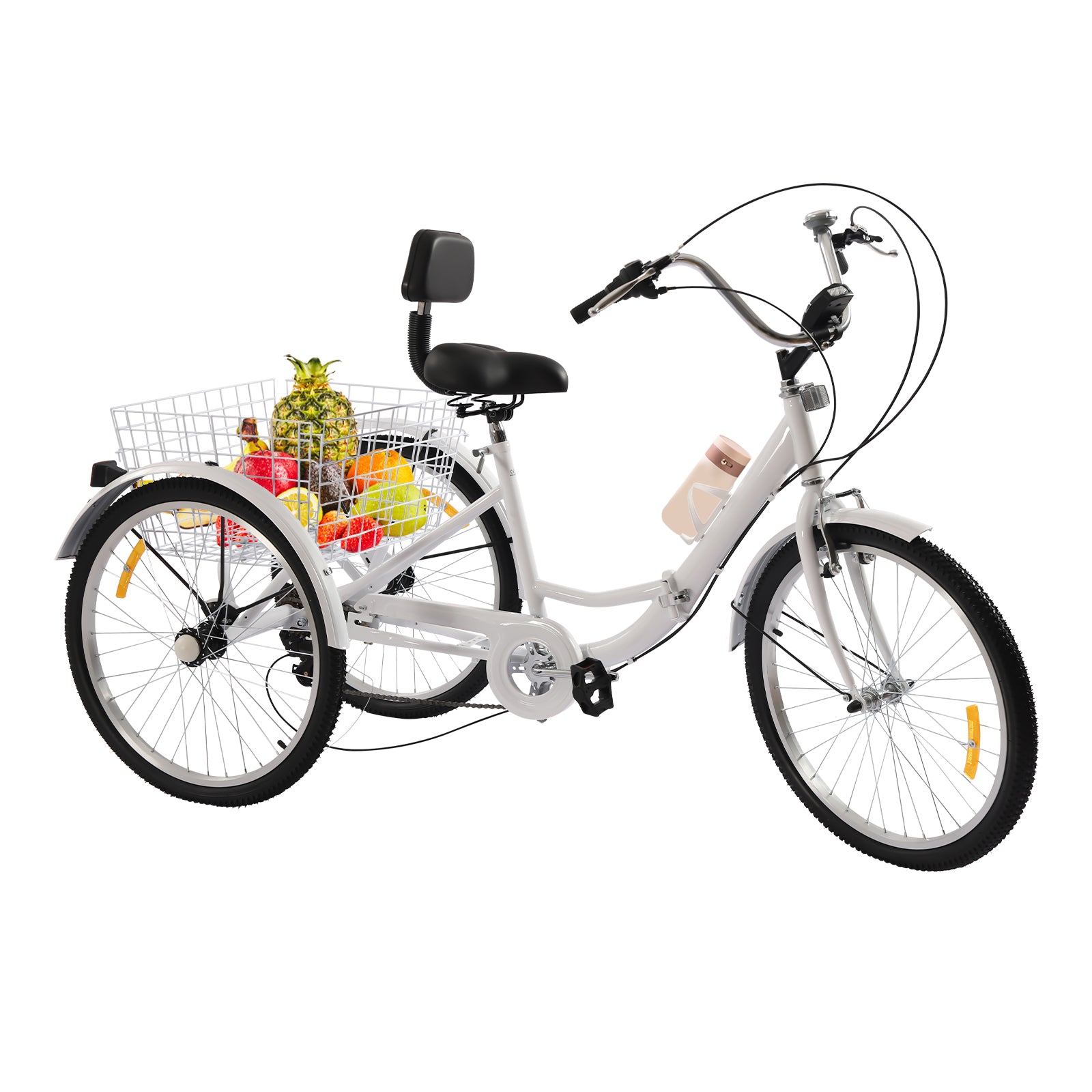 3 Räder Fahrrad Trike Faltbar Dreirad Für Erwachsene 7-Gang