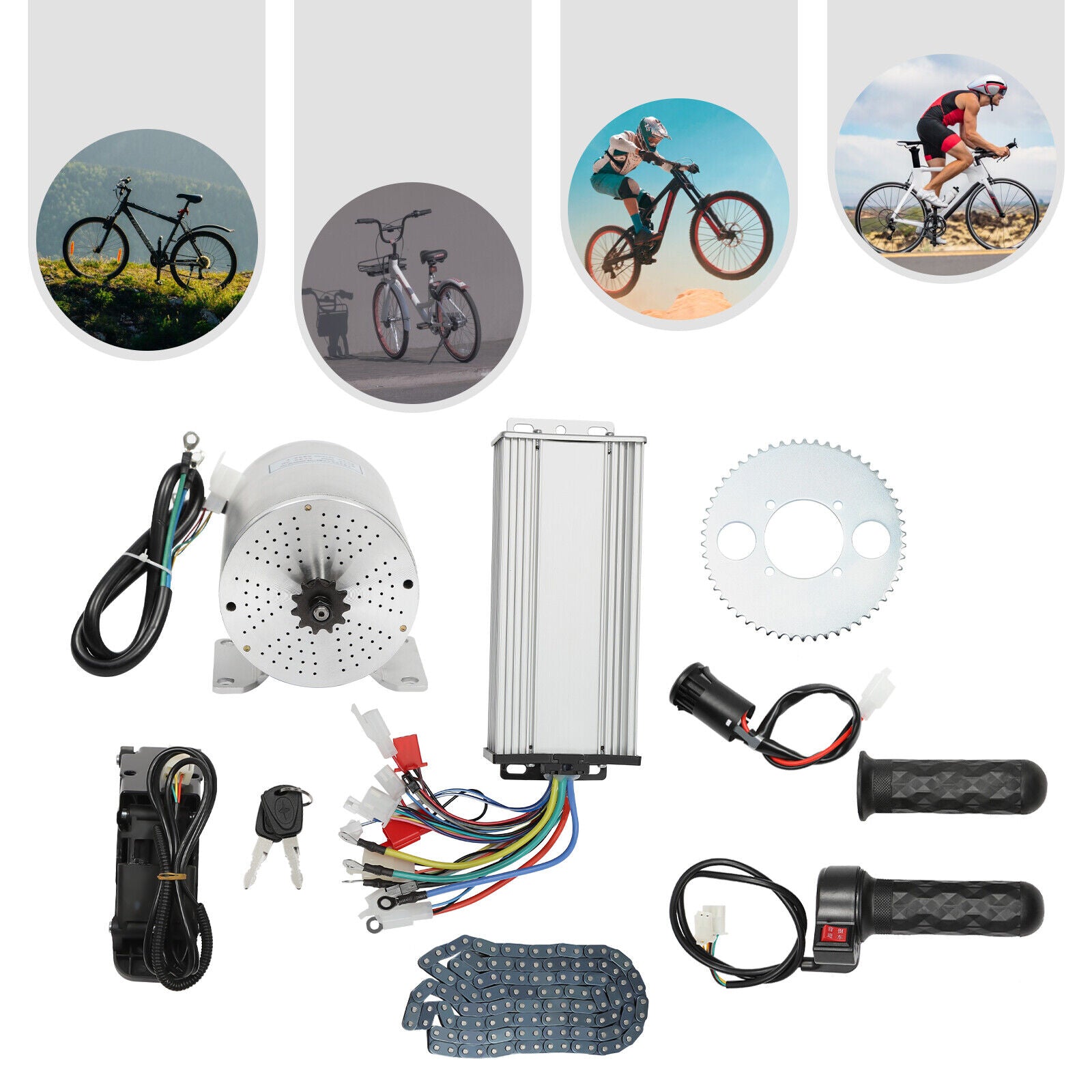 Umbau Controller Kit Fit Go Kart Scooter für E-Motorräder und Strandräder