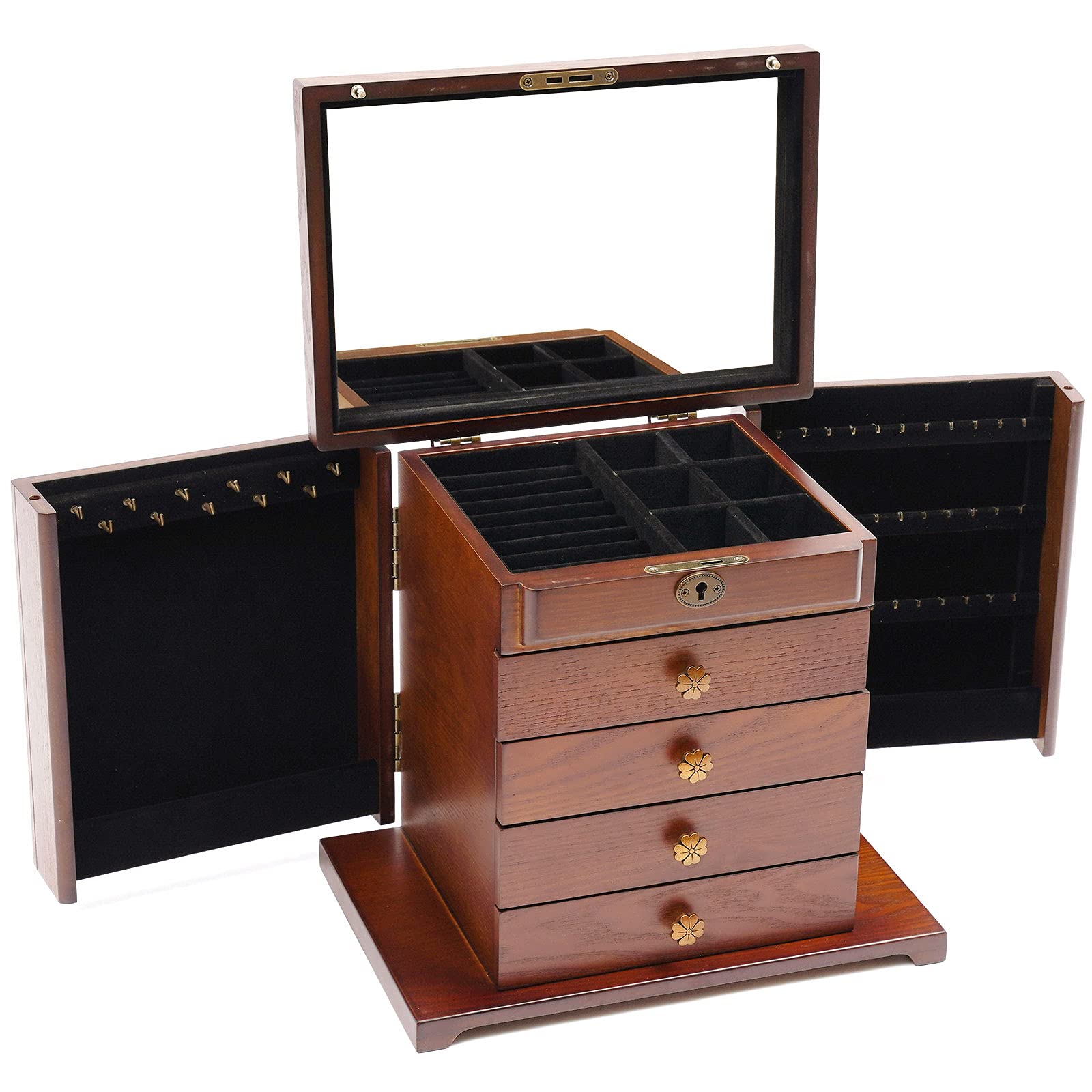 5 Layer Wooden Jewelry Storage Box