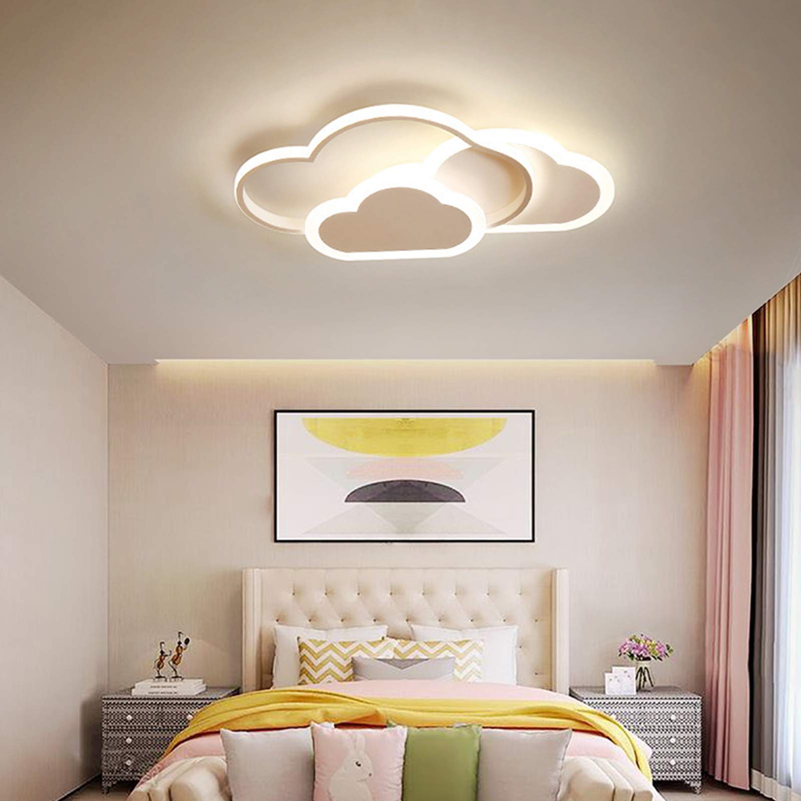 LED Deckenlampe 42W Kinderzimmer Traum Wolke Deckenlampe