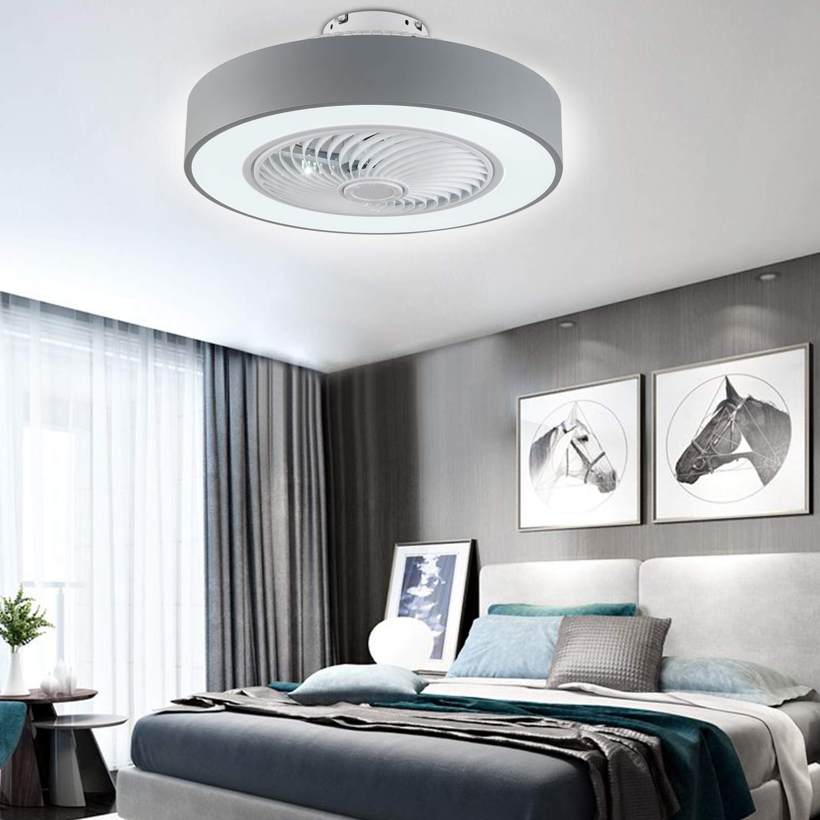 LED Deckenventilator mit Beleuchtung und Fernbedienung