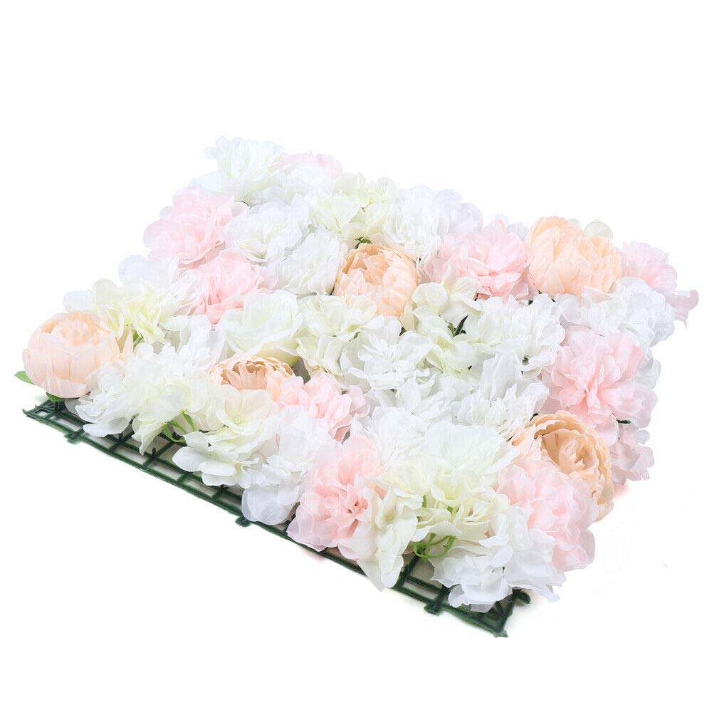 40*60 cm 10x Kunstblumenwand Rose Wand