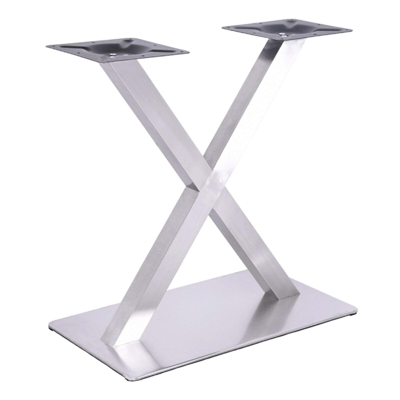 Edelstahl Tischgestell Modell X Untergestell Tischfuß Bistrotisch Gastro Tisch