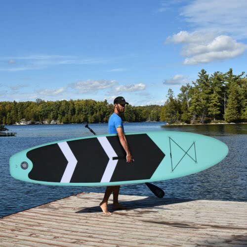 320 x 76 x 15 cm Aufblasbares Paddle Surfing Board Stand Up Paddle Surfboard