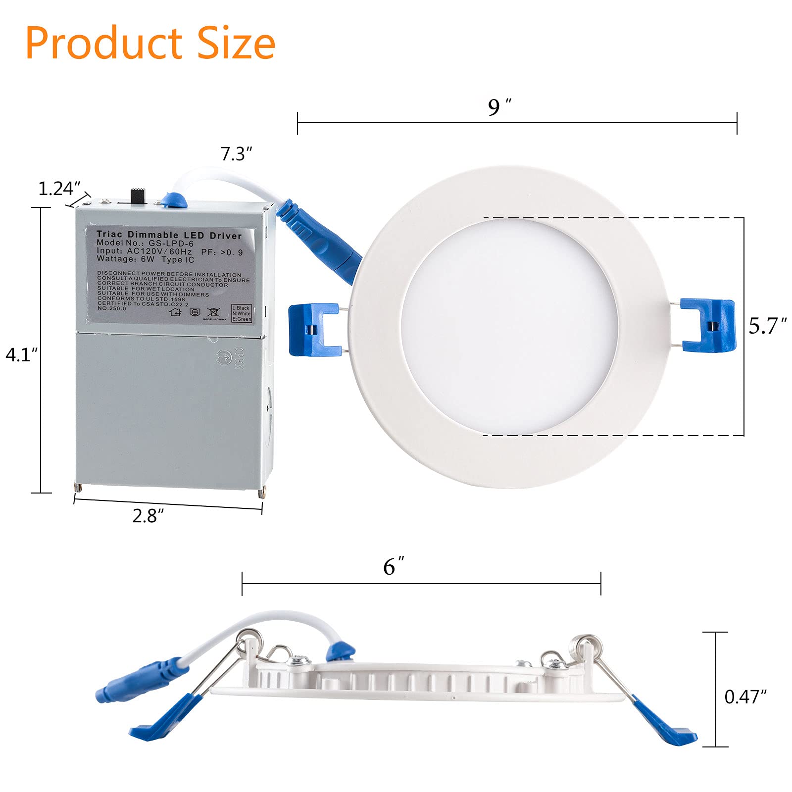 14W Led Ceiling Recessed Lighting