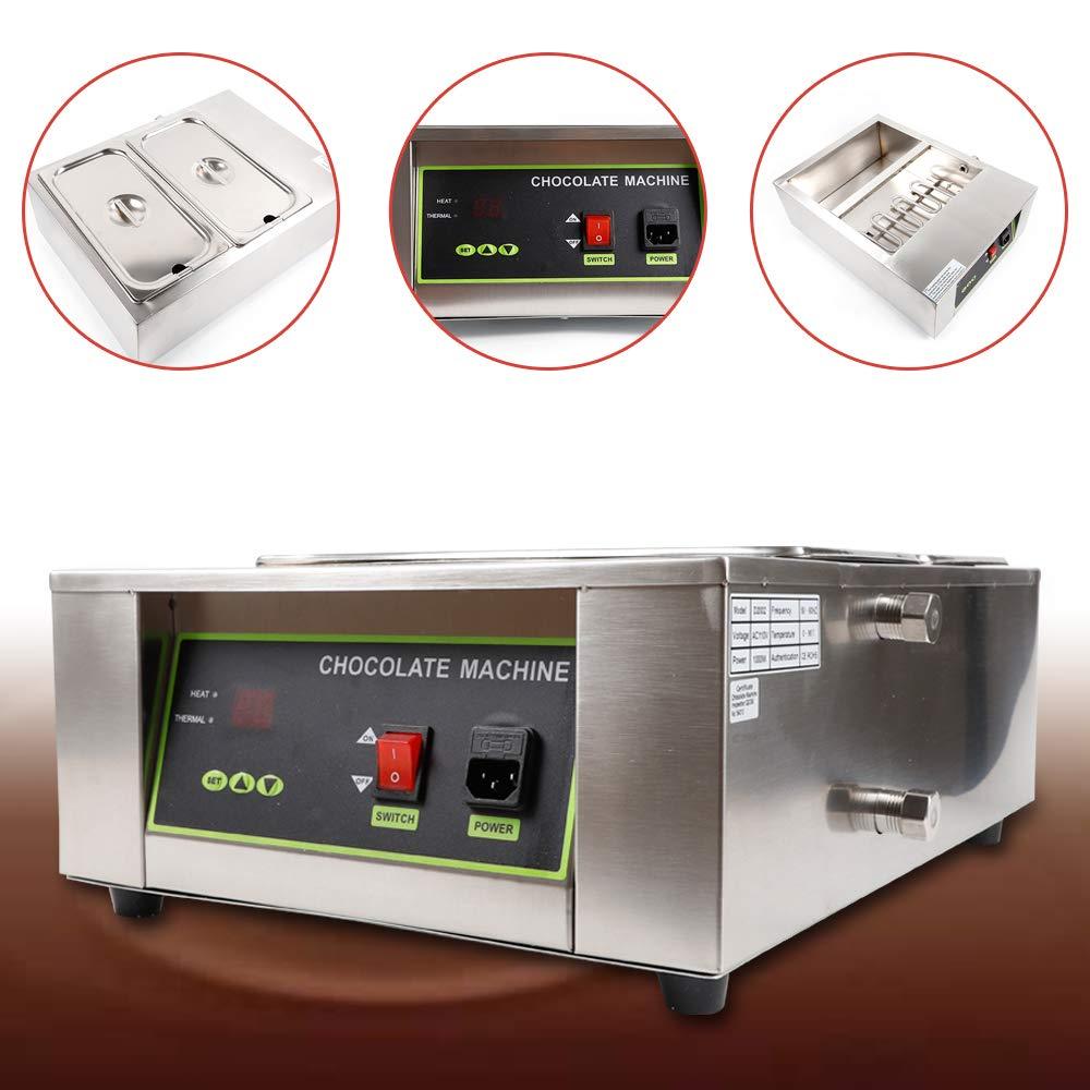 Commercial Electric Chocolate Warmer Boiler Tempering Machine 