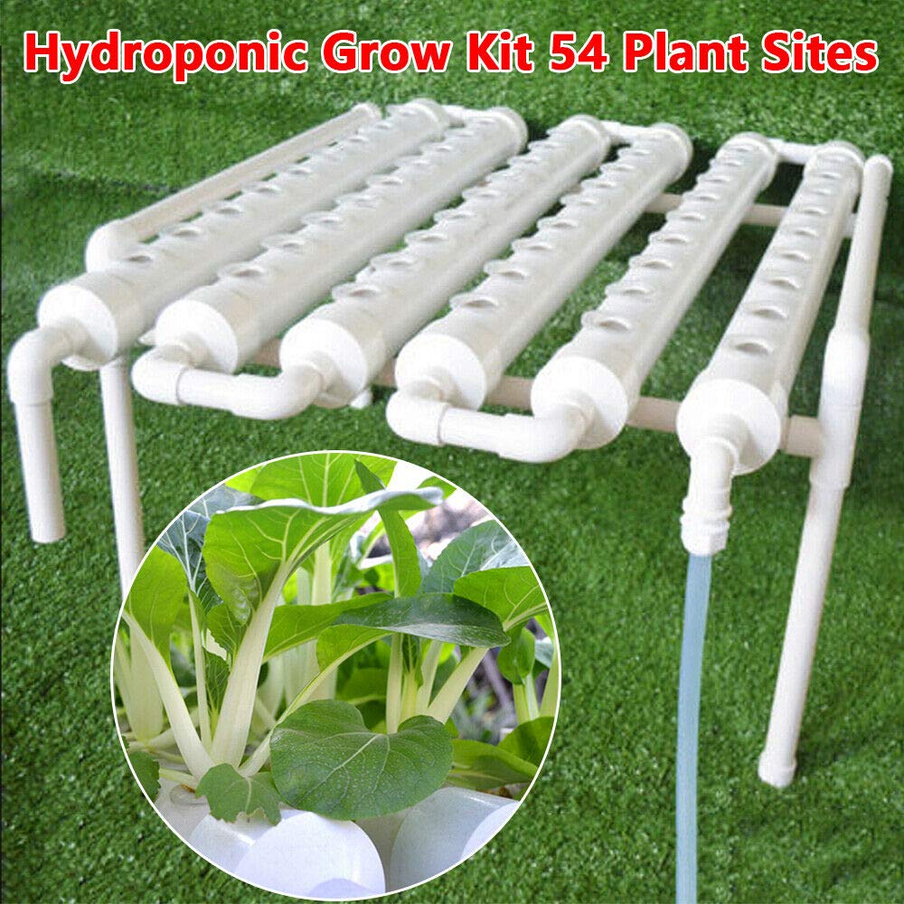 54 Plant Sites 1 Layer Hydroponic Grow Kit