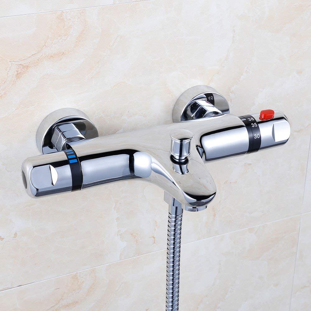 Duschthermostat Details zu Wannenarmatur Thermostat Bade Thermostat-Brausebatterie