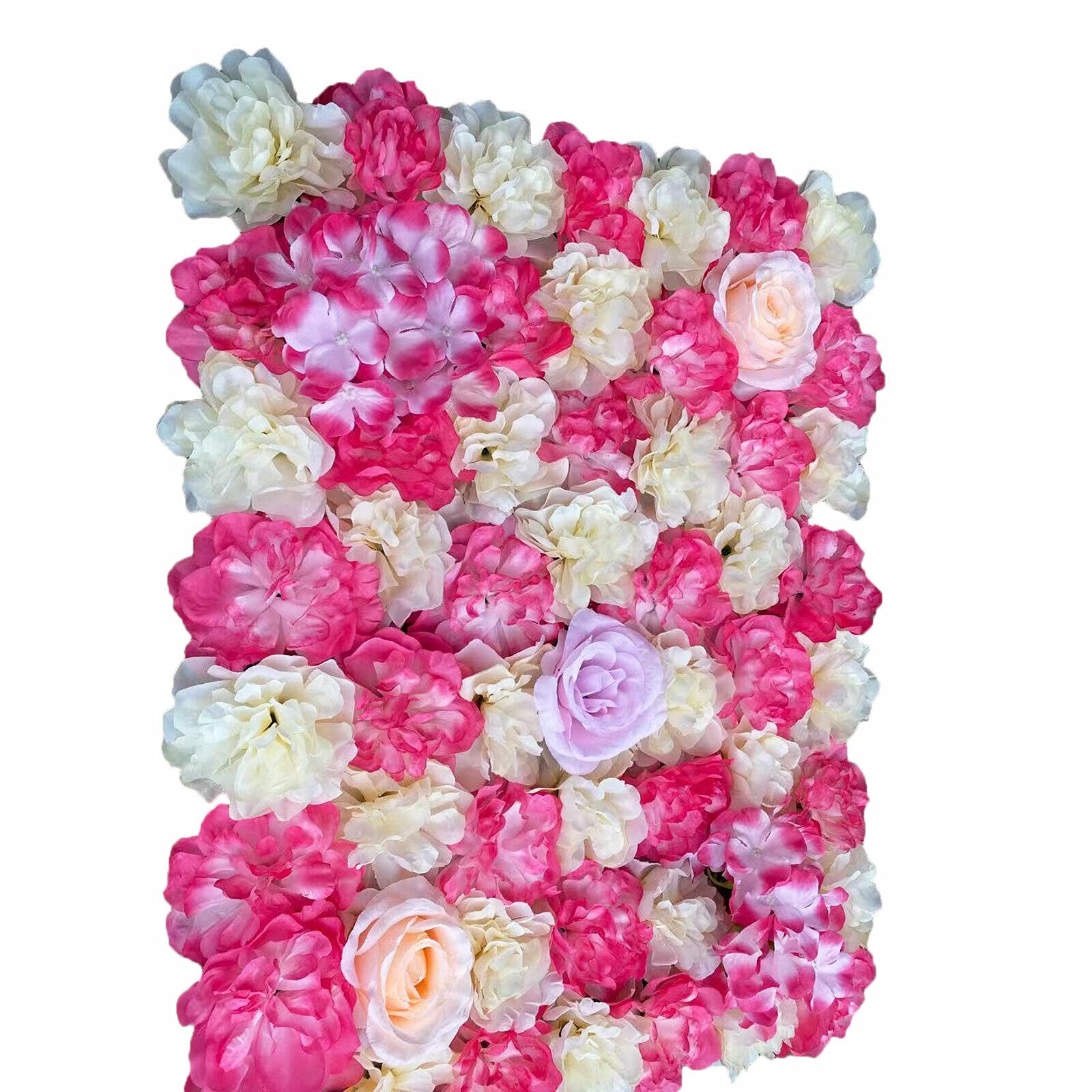 6 Stück Künstliche Blumen Säule Wand
