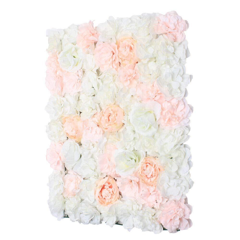 5 Pcs Artificial  Flower Wall Panel 