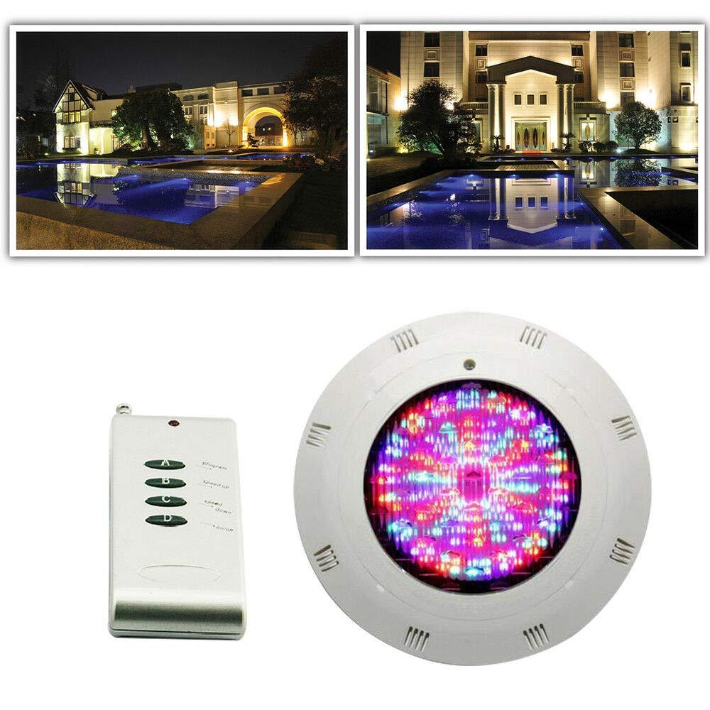 LED Pool Light, Swimming Pool Garden Underwater Light, Remote Control Color Light