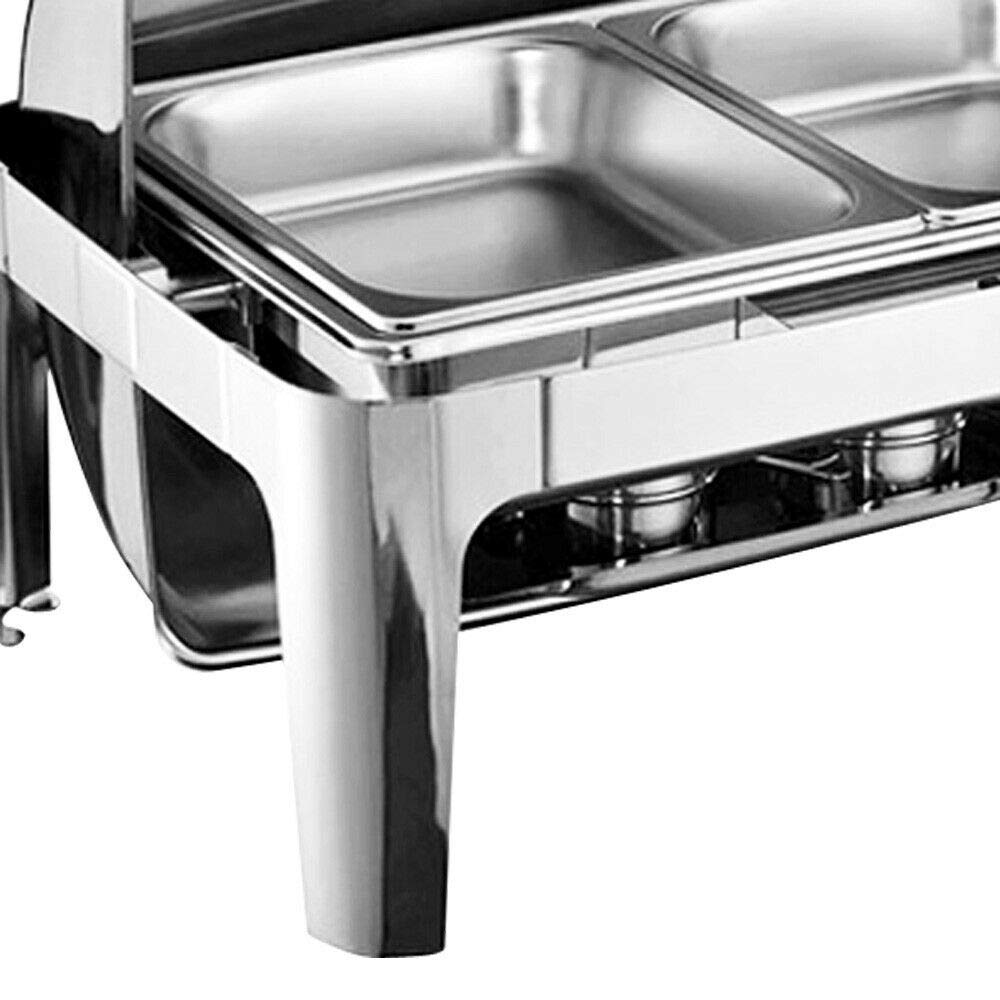 2-in-1-Chafing Dishes Chafing Dishes Buffet Serviertablett 