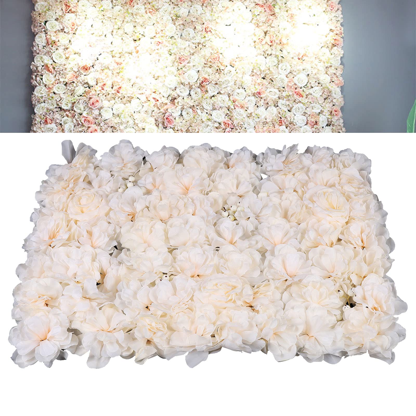6Pcs 40*60cm Künstliche Blumen Säule Wand Kunstblumen Panel