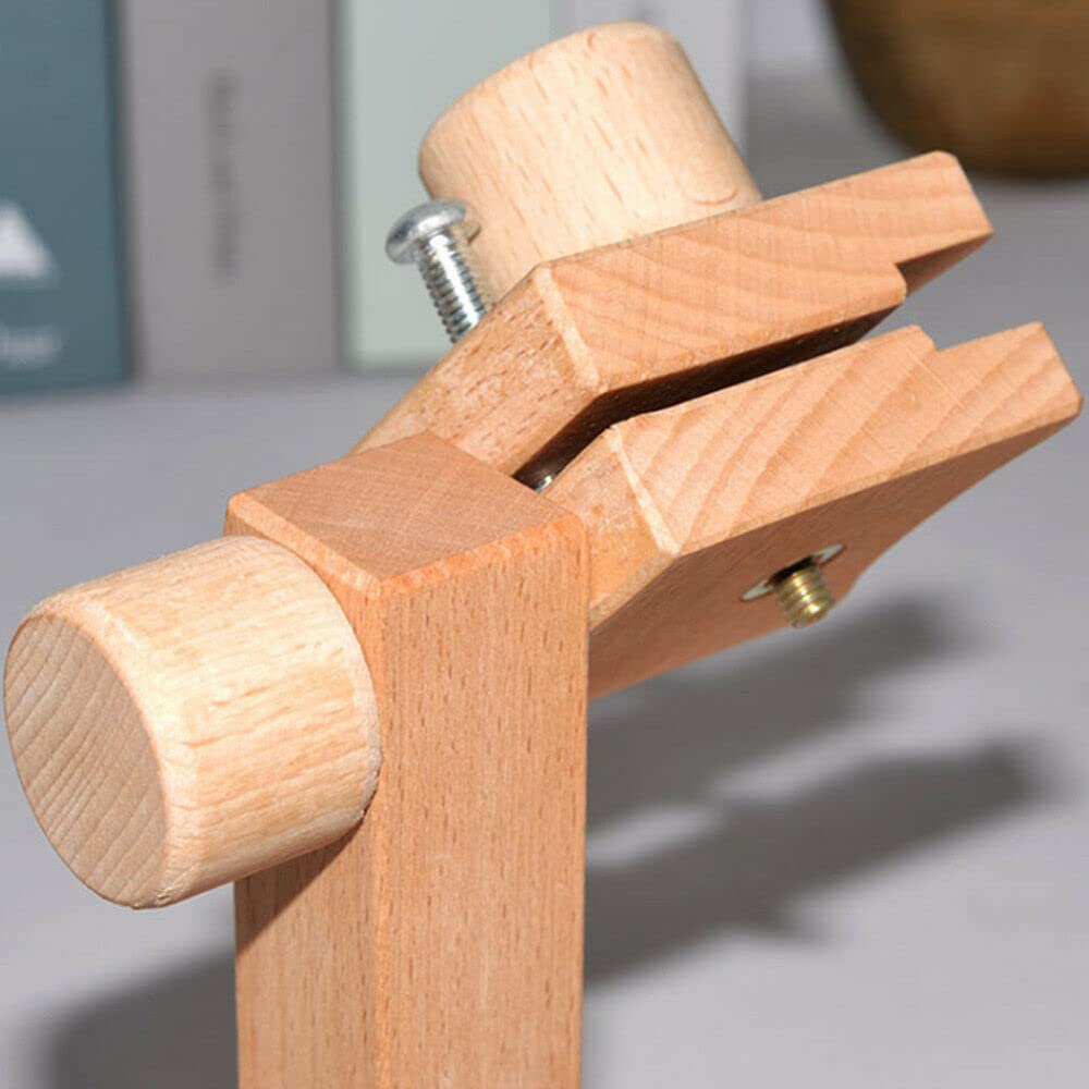 Holz Stickständer Kreuz Kreuzstich Rahmen Stickregal, 360 Grad Drehbar