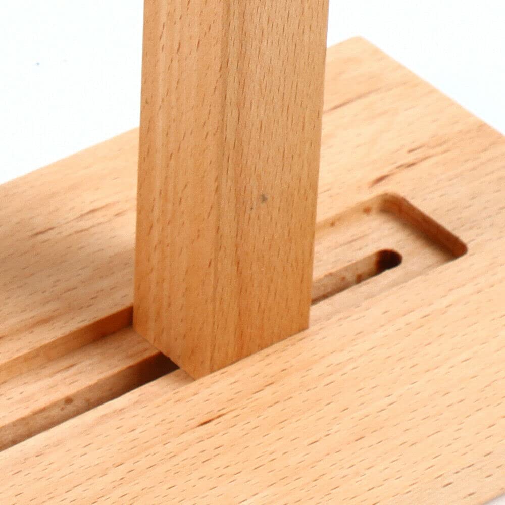 Holz Stickständer Kreuz Kreuzstich Rahmen Stickregal, 360 Grad Drehbar