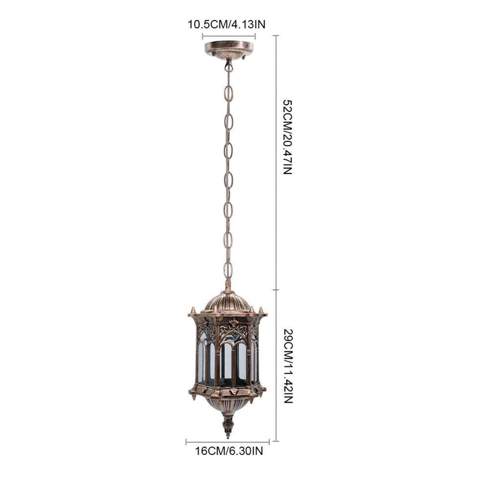 Retro Style Pendant Light Vintage Loft Classic Cage Design Hanging Ceiling Lamp