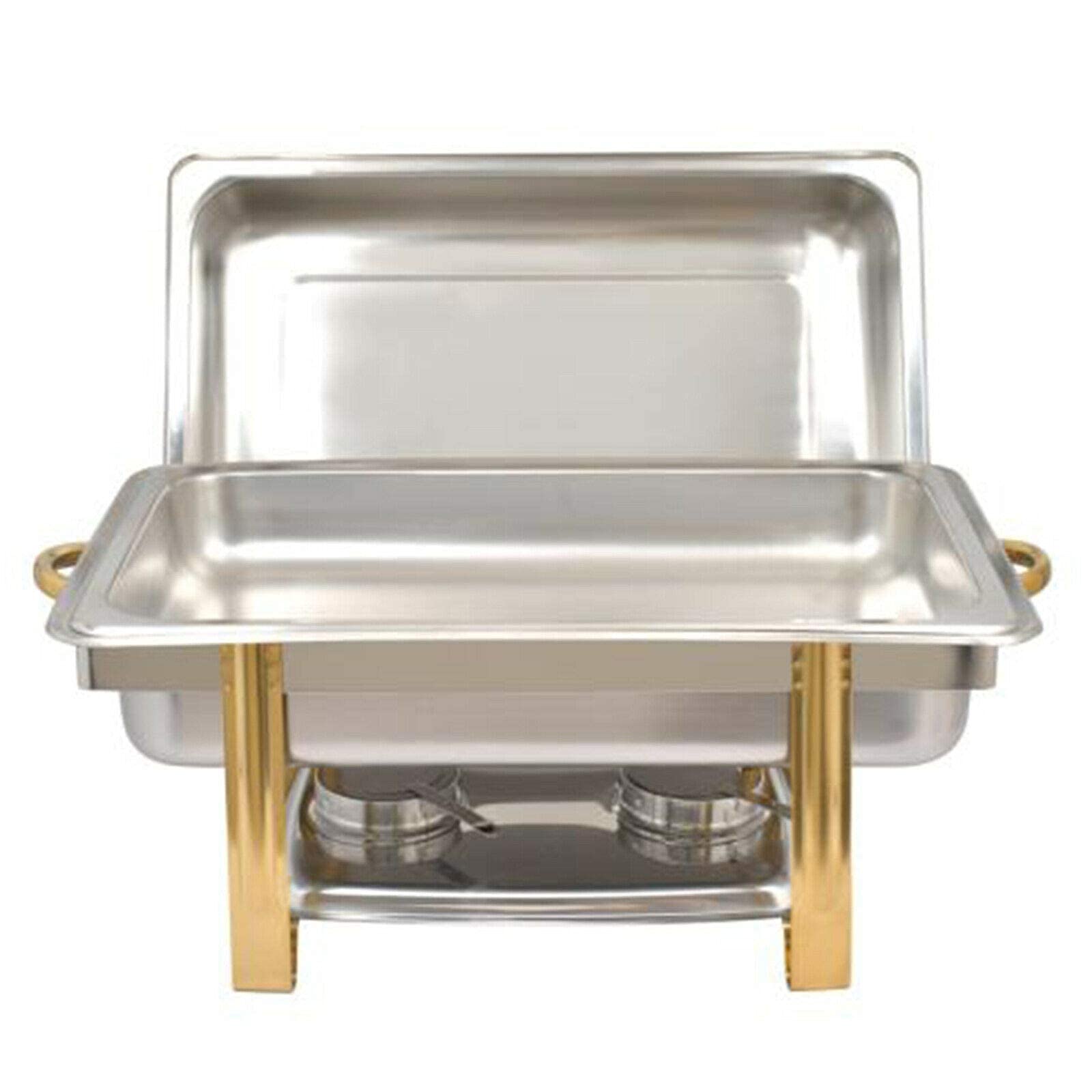 Buffet-Server Set Roll-top Wasserbad Speisenwärmer Warmhaltebehälter 
