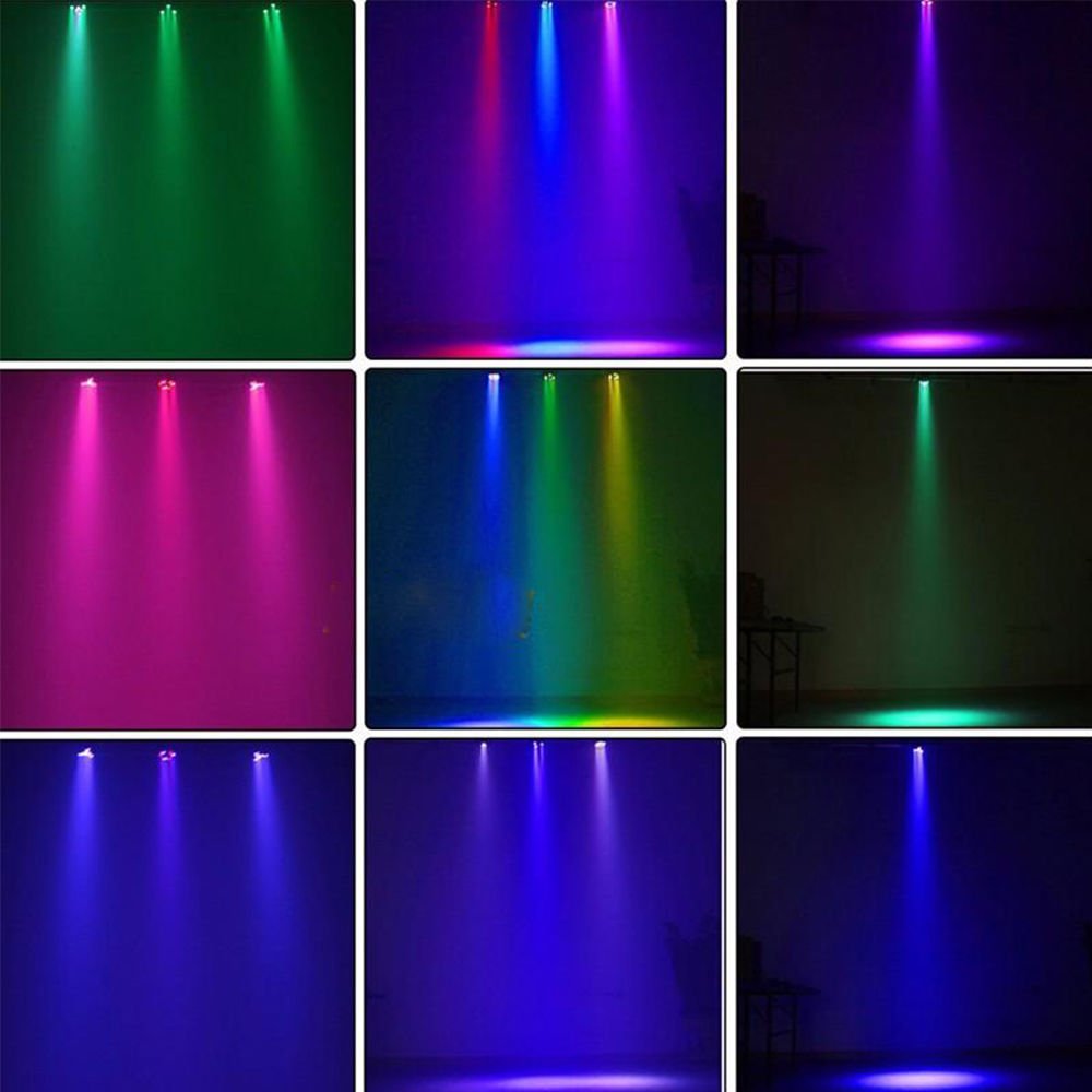 3 in 1 PAR Licht BüHnenbeleuchtung 12x3W RGB DMX512 7CH 12LED Multichip Scheinwerfer