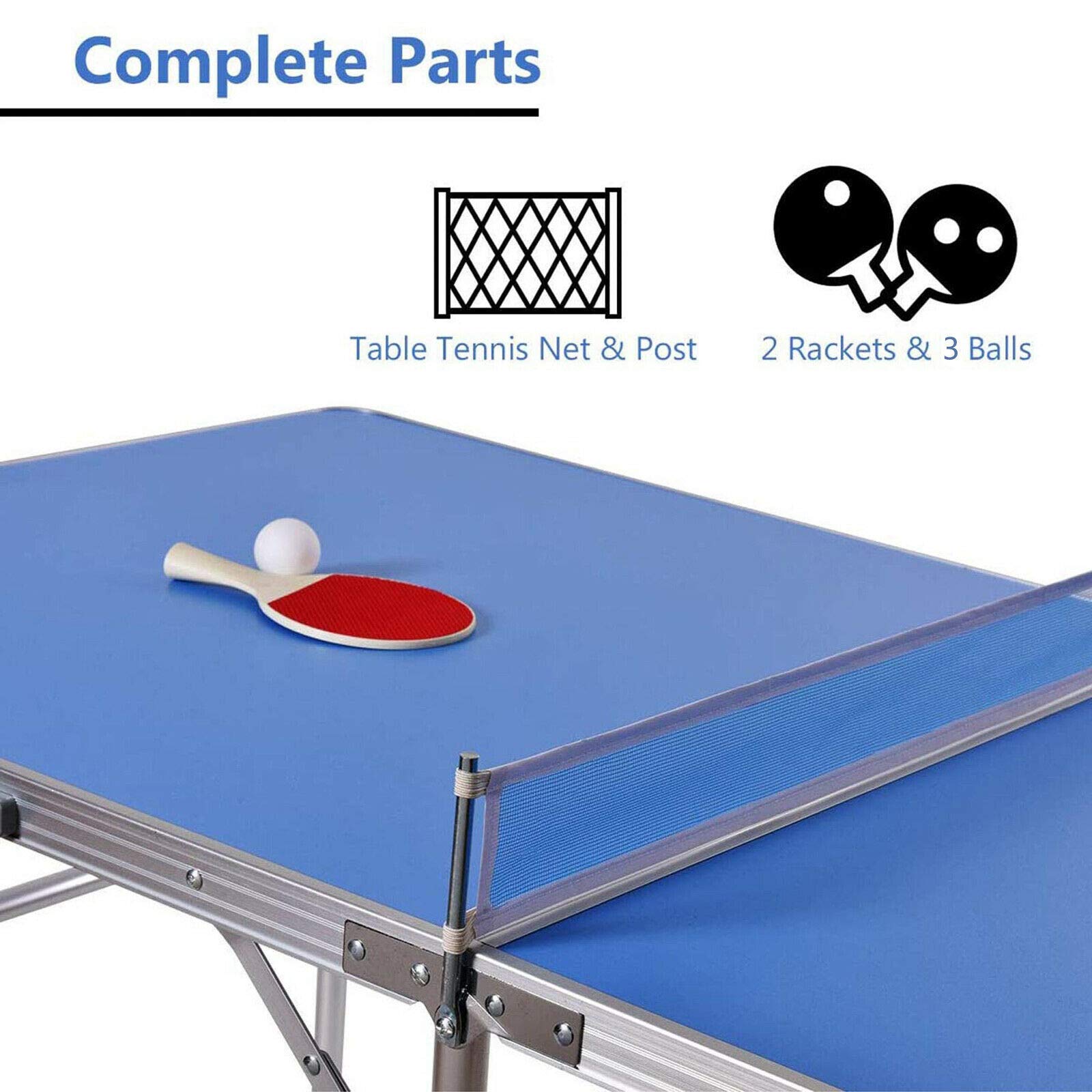Tragbare Blau Tischtennistisch Netz