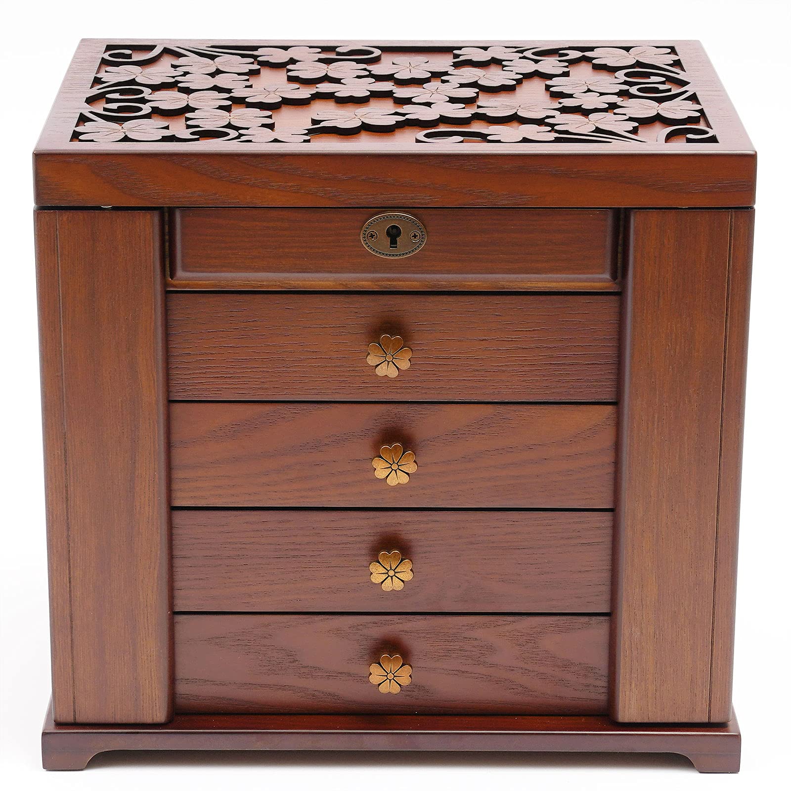  Jewelry Box with Two Exterior Cabinets