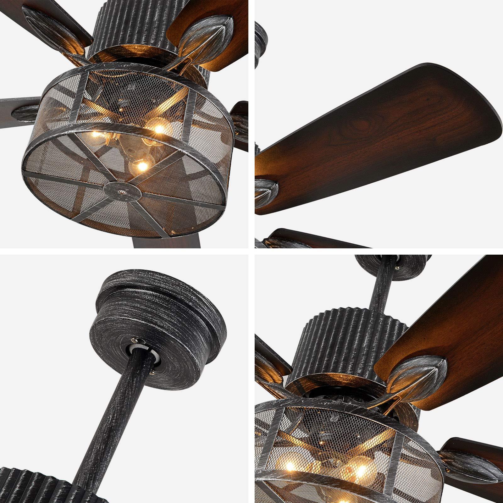 Ceiling Fan with Light 3 Speed 