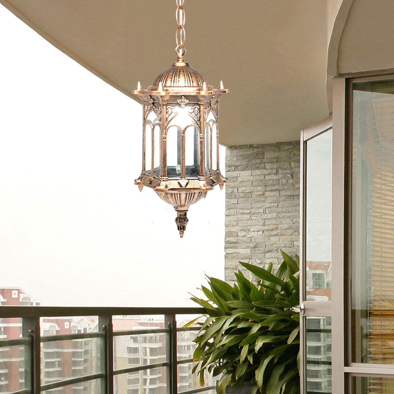 Retro Style Pendant Light Vintage Loft Classic Cage Design Hanging Ceiling Lamp