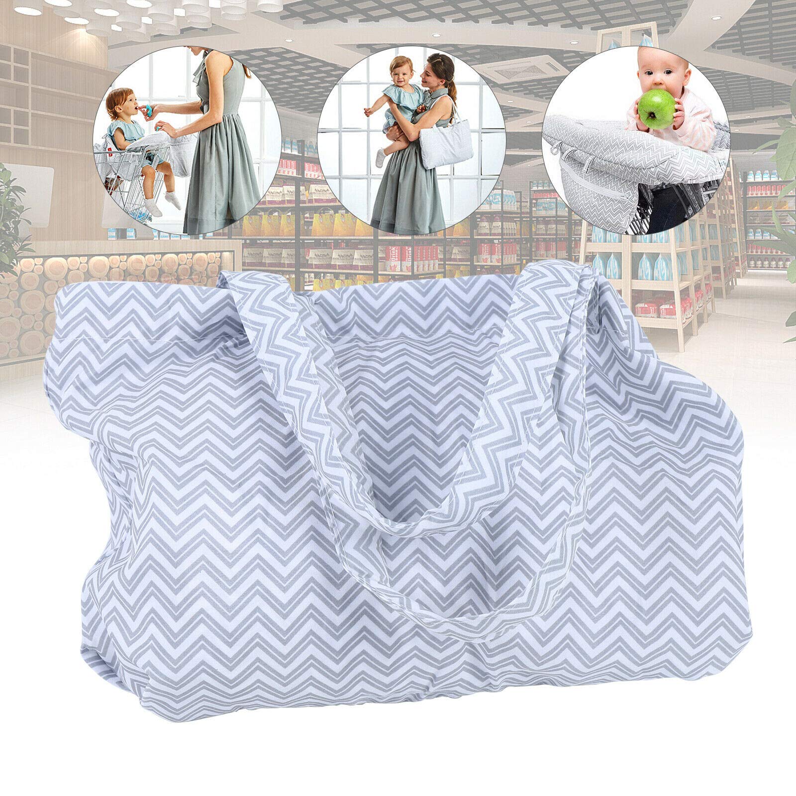 2-in-1 Shopping Cart Cover for Baby