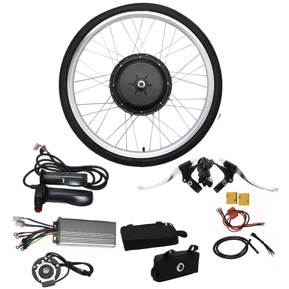 26" Elektro-Fahrrad Umbausatz Kit für Vorderrad E-Bike Conversion Kit 36V 250W