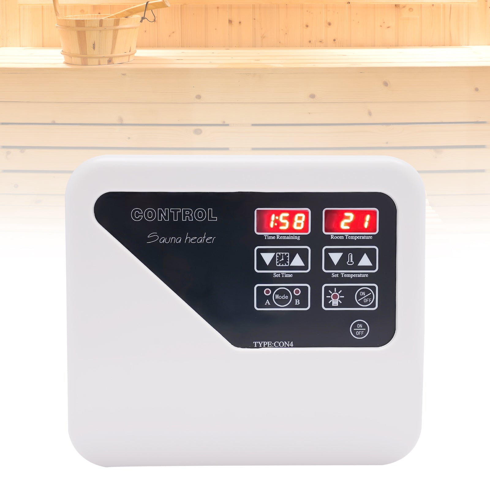 Sauna Externer Controller Saunasteuerung Saunasteuergerät 3-9KW 220V-245V 2Arbeitsmodi