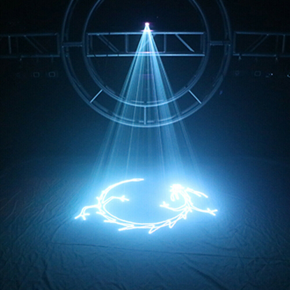 1000mW Bühnenlicht RGB DMX ILDA Lasershow Animation Grafik Bühnenlaserlicht DHL