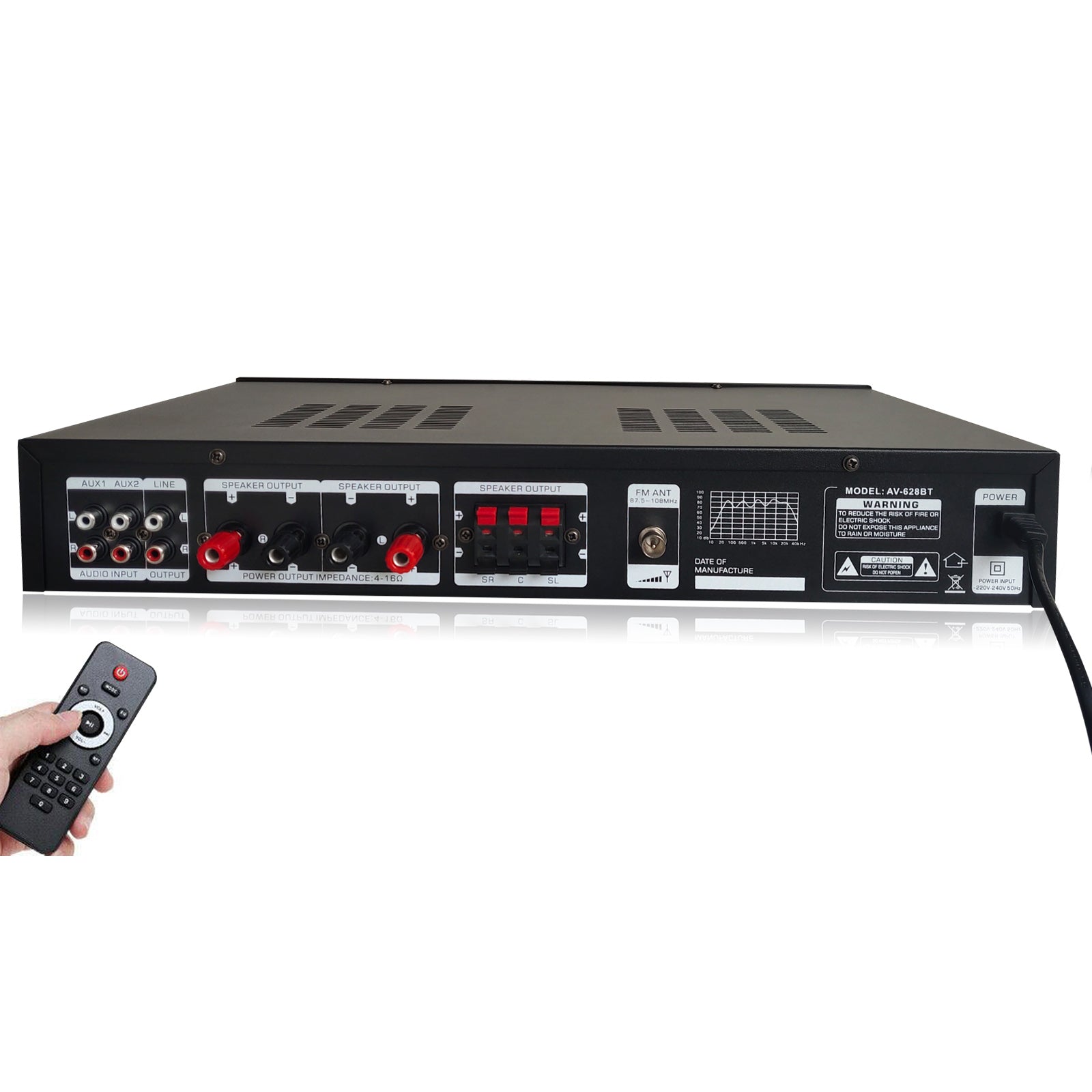 600W HiFi 4.2 FM /AM Mini Bluetooth Leistungsverstärker Digital Power Amplifier Stereo 4.2 FM /AM Audio