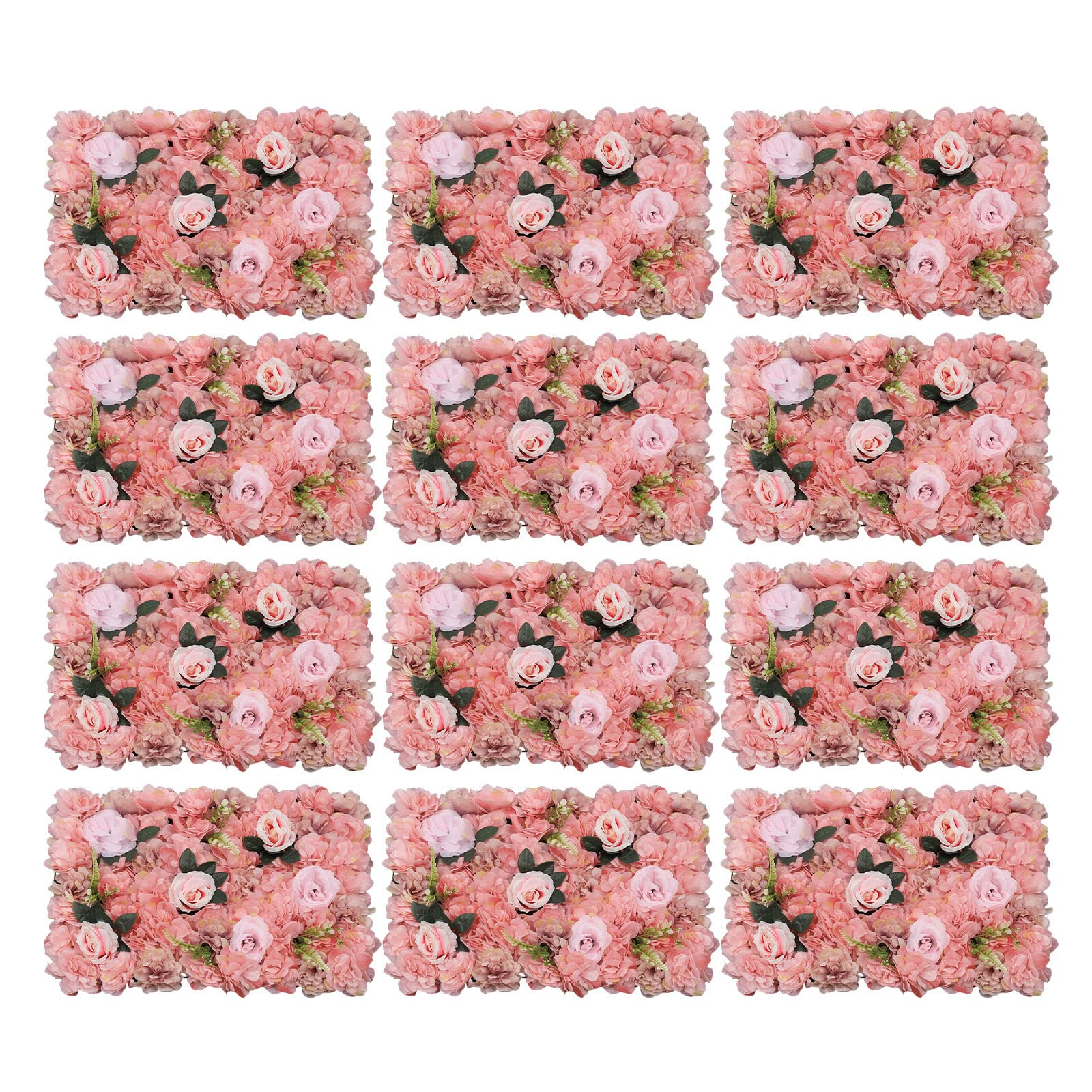 40*60cm 12x Künstliche Blumen Säule Wand Blumenwand Rosenwand DIY Schöne Hintergrunddekoration