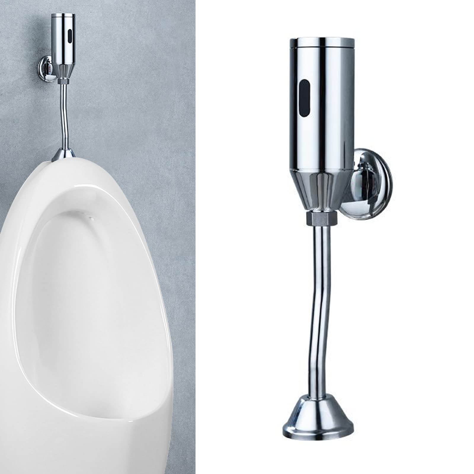 Urinal-Spülventil, Messing, Badezimmer, Toilette an der Wand montiert intelligenter automatischer Sensor, berührungsloses Urinalventil