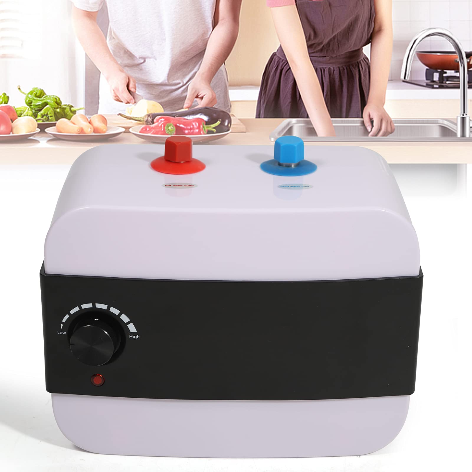 Klein 6L Elektrische Durchlauferhitzer Warmwasserbereiter Boiler für Küchen, Hotels, Friseursalons