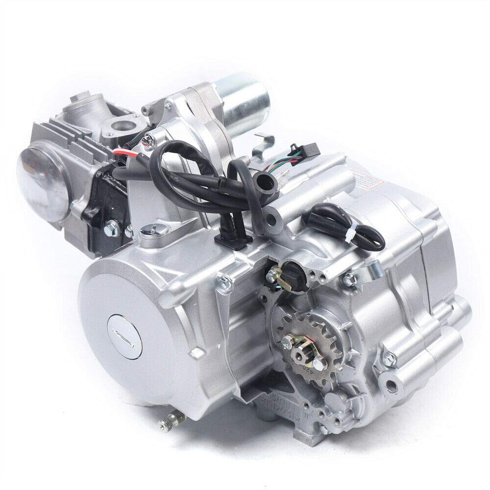 CNCEST Langlebiger 125CC 4 Takt Halbautomatischer Motor horizontaler Einzylinder Luftkühlungsmotor