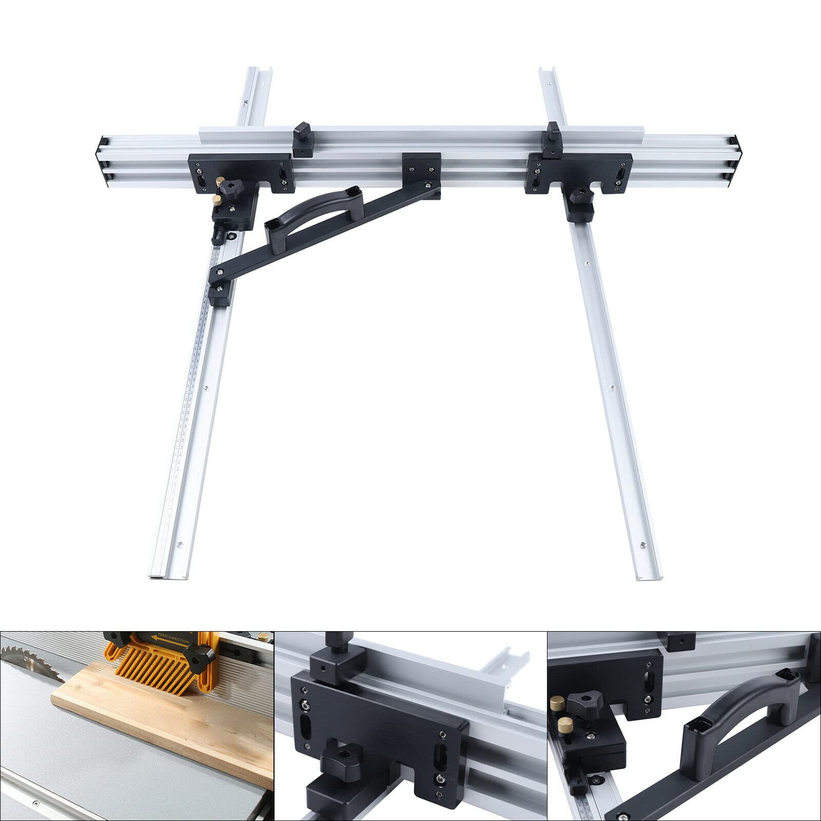 Products Tischkreissäge mit Feineinstellungsknopf Aluminiumlegierung Tischsägen Schiebegriff