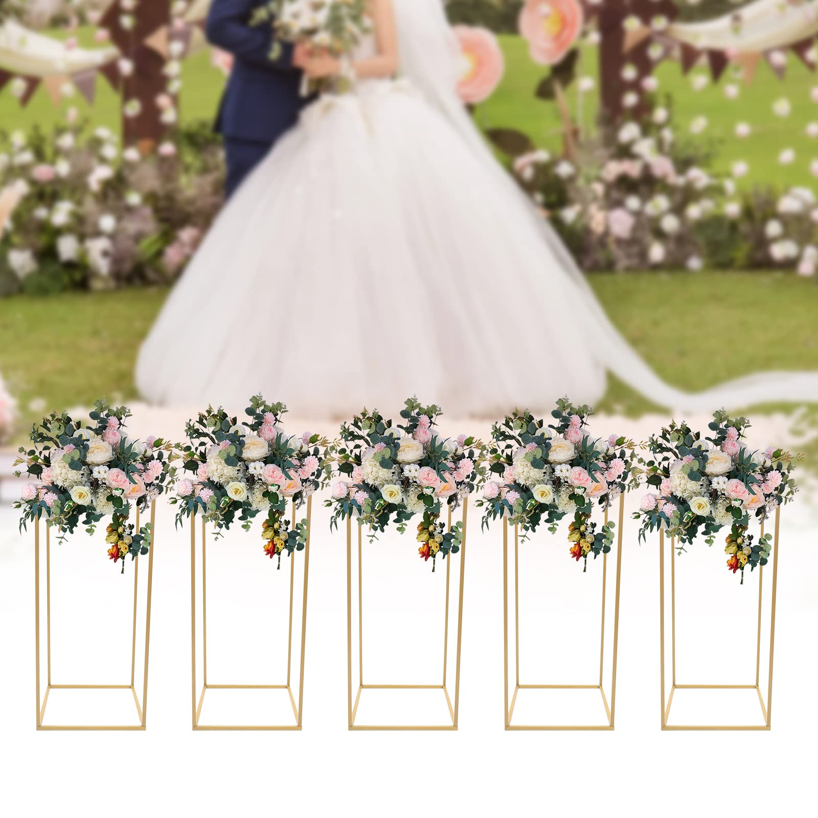 5 Stück Hochzeit Blumenständer