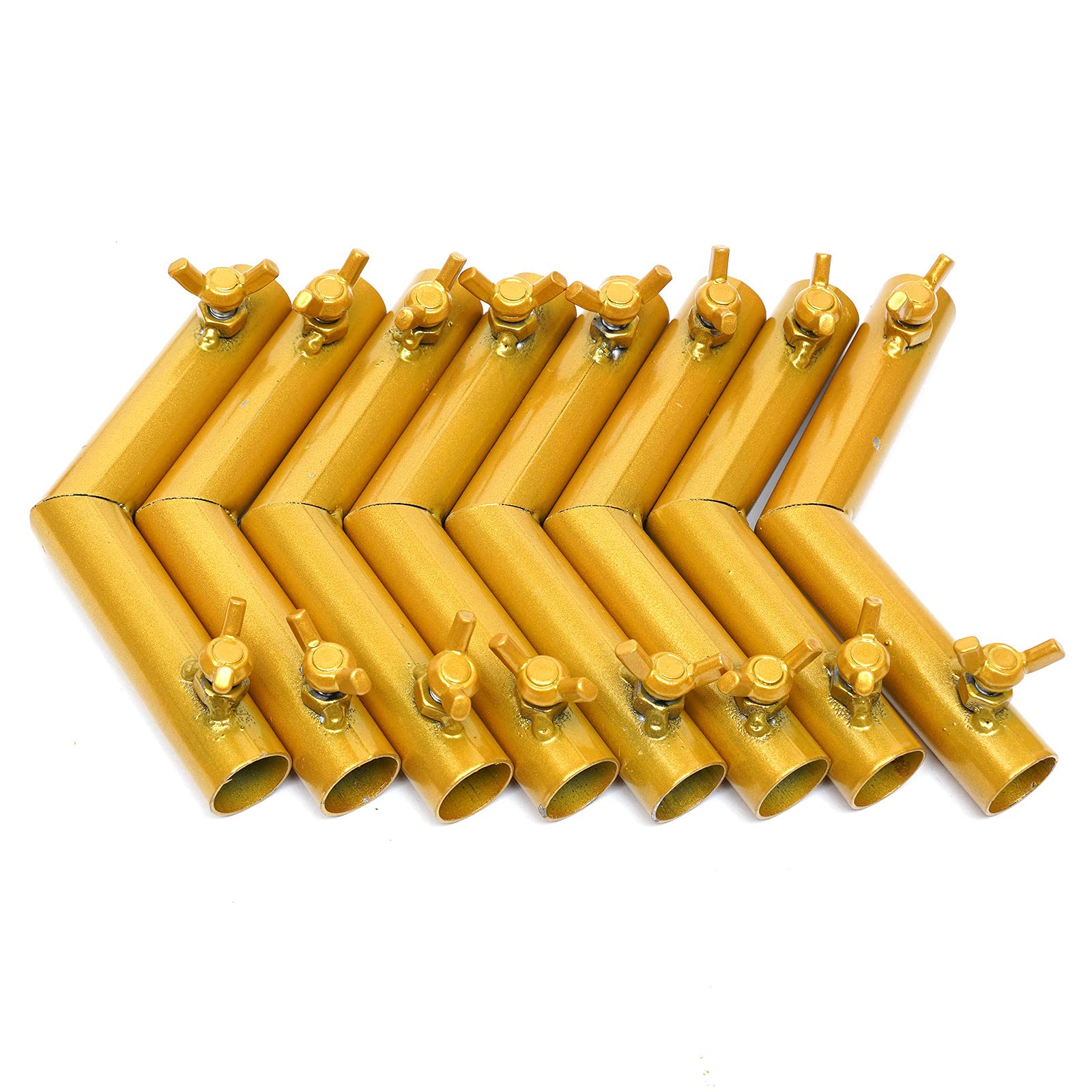 2,2x2,5m Hochzeitsbogen Ballon Bogen Kit Wiederverwendbar Golden Hexagon Dekorationen Blumenständer