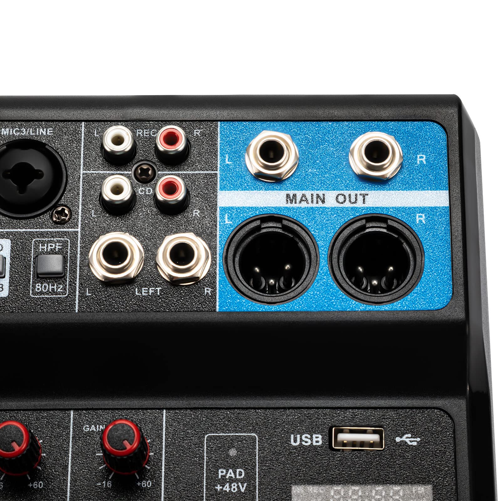 Mini Audio DJ-Mixer Live Mischpult Bluetooth