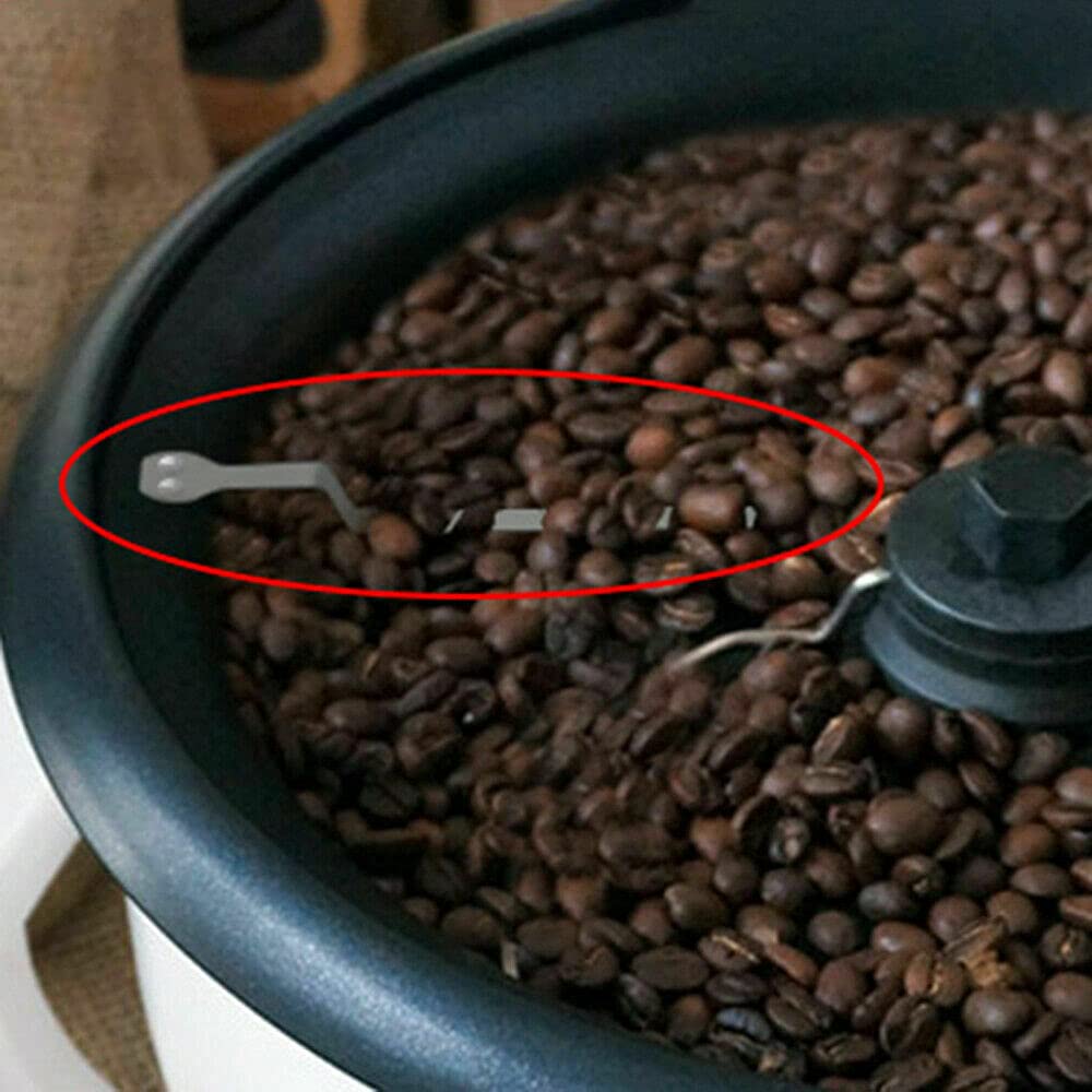 1200W Elektrische Kaffeeröster Kaffeebohnen Röstmaschine Bohnenröster Haushalt Edelstahl Rotationskaffeeröster