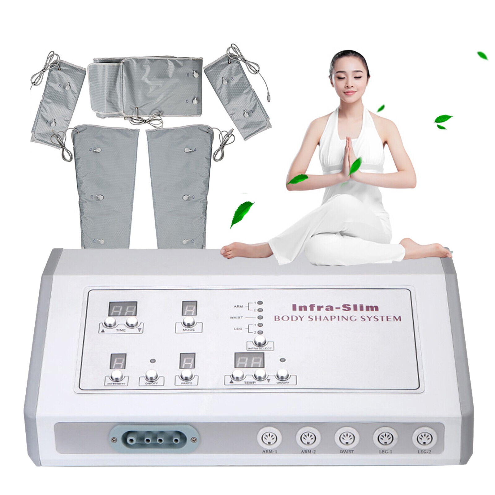 6 Massage Programme Luftdruck Pressotherapie Massagegerät Anzug Gewichtsverlust Körper